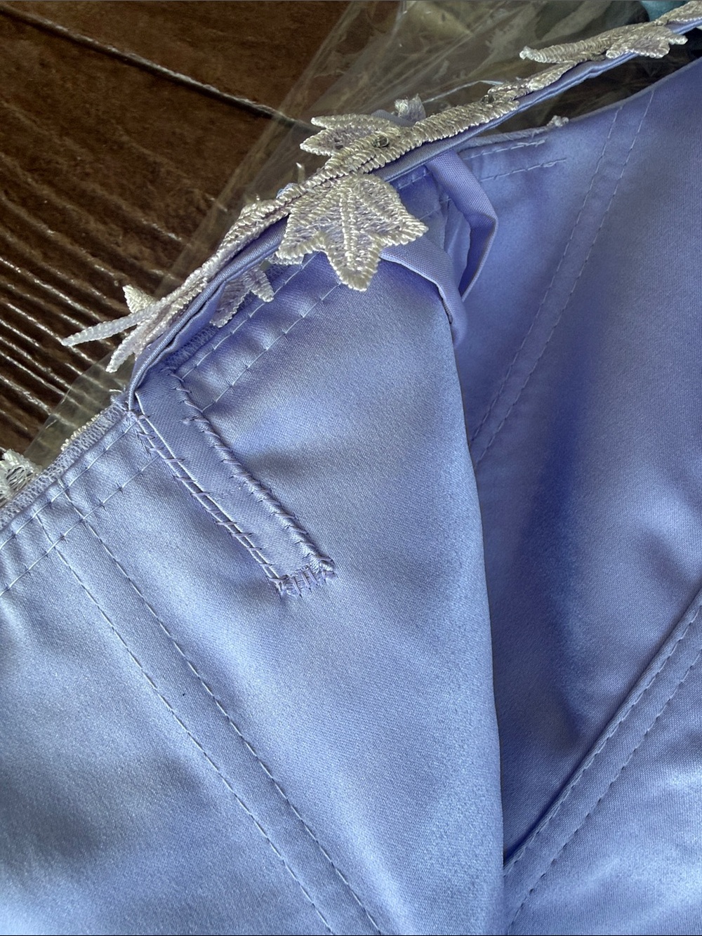 Lavender Embroidered Tulle Party Homecoming Formal Dress - Picture 8 of 10